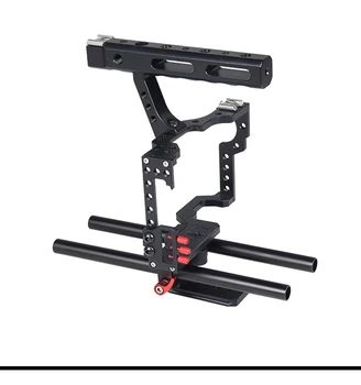YELANGU GH4 Aviation Aluminum Alloy Camera Cage Rig Kit Compact Stabilizer Top Handle Grip for Sony DSLR
YELANGU GH4 Aviation Aluminum Alloy Camera Cage Rig Kit Compact Stabilizer Top Handle Grip for Sony DSLR