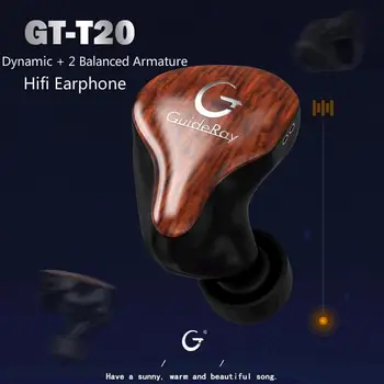GuideRay GR-T20 Dynami 2 Balanced Armature DD+2BA Hybrid Bass Hifi Music Monitor Studio Earphones Earbuds 0.78mm Cable
GuideRay GR-T20 Dynami 2 Balanced Armature DD+2BA Hybrid Bass Hifi Music Monitor Studio Earphones Earbuds 0.78mm Cable