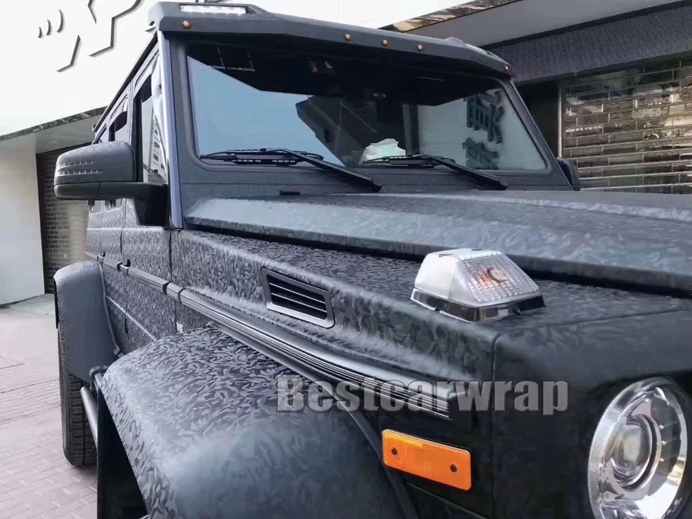 ghost black vinyl car wrap film 3M 1080 (1)