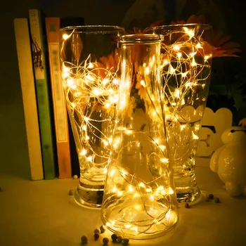 LED Light String 2M 3M 5M 10M 12M Fairy Garland Battery/USB Power Warm White Valentine's Day Wedding Party Sliver Wire Lights 
LED Light String 2M 3M 5M 10M 12M Fairy Garland Battery/USB Power Warm White Valentine's Day Wedding Party Sliver Wire Lights