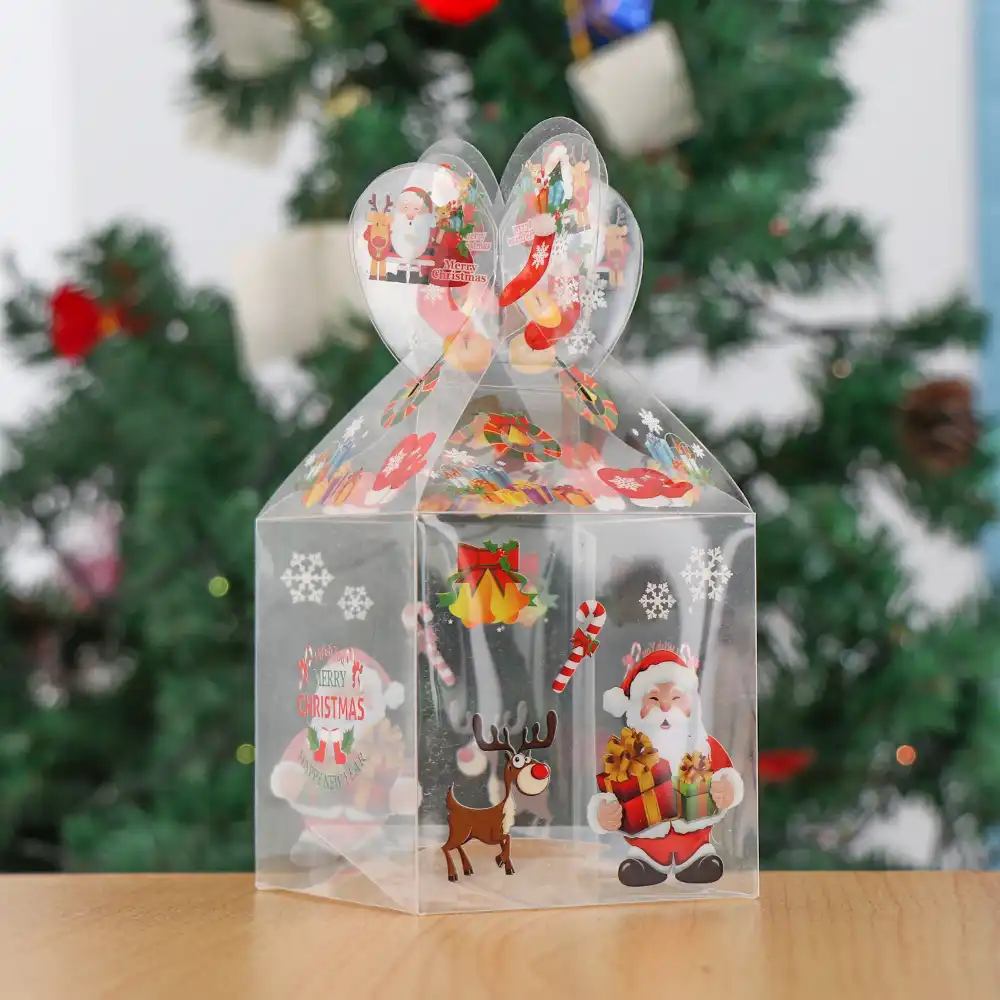candy box christmas decoration gift box and packaging santa
