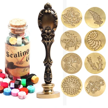 Antique Plants Metal Sealing Wax Seal Stamp Send 60pcs Wax For DIY Wedding Invitations Decor Ancient Wax Stamp Craft
Antique Plants Metal Sealing Wax Seal Stamp Send 60pcs Wax For DIY Wedding Invitations Decor Ancient Wax Stamp Craft