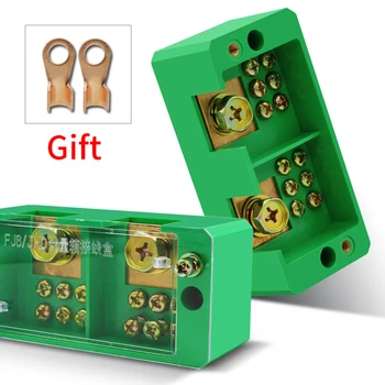 Connection Distribution Box 2-in 6-out Three phase Green Terminal Block Row Junction Metering Box Part Line
Connection Distribution Box 2-in 6-out Three phase Green Terminal Block Row Junction Metering Box Part Line