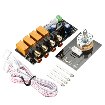 Audio Input Signal Selector Relay Board Signal Switching Amplifier Board RCA for Speakers
Audio Input Signal Selector Relay Board Signal Switching Amplifier Board RCA for Speakers