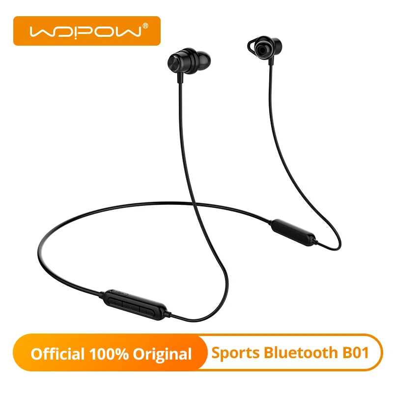 WOPOW B01 Sports Bluetooth Wireless Headset In-Ear Neckband Earphone with Mic Dual-Wire Control Stereo Sound Bluetooth Earphones
WOPOW B01 Sports Bluetooth Wireless Headset In-Ear Neckband Earphone with Mic Dual-Wire Control Stereo Sound Bluetooth Earphones