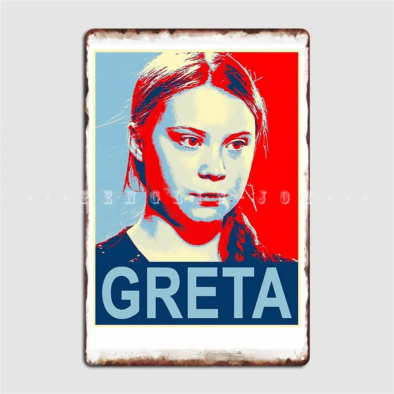 Greta Thunberg экологический активатор Плакат Металлический налет кинотеатр Гостиная Фреска смешная фотография плакаты 
Greta Thunberg экологический активатор Плакат Металлический налет кинотеатр Гостиная Фреска смешная фотография плакаты