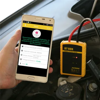 Car Battery Tester Automotive Battery Analyzer BT BOX for 12V Vehicles Both for Android iOS System ALI88
Car Battery Tester Automotive Battery Analyzer BT BOX for 12V Vehicles Both for Android iOS System ALI88