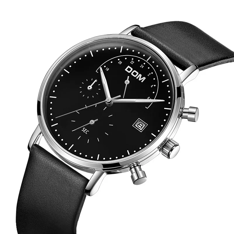 Multi-functional Watch OEM Processing Gift Customization DOM Waterproof Casual MEN'S Table M-612L-1M
Multi-functional Watch OEM Processing Gift Customization DOM Waterproof Casual MEN'S Table M-612L-1M