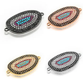 2pcs CZ Zircon Evil Eye Jewellery Accessory Diy Hand Made DIY Jewelry Findings Accessory Connector Jewelry Making Supplies
2pcs CZ Zircon Evil Eye Jewellery Accessory Diy Hand Made DIY Jewelry Findings Accessory Connector Jewelry Making Supplies