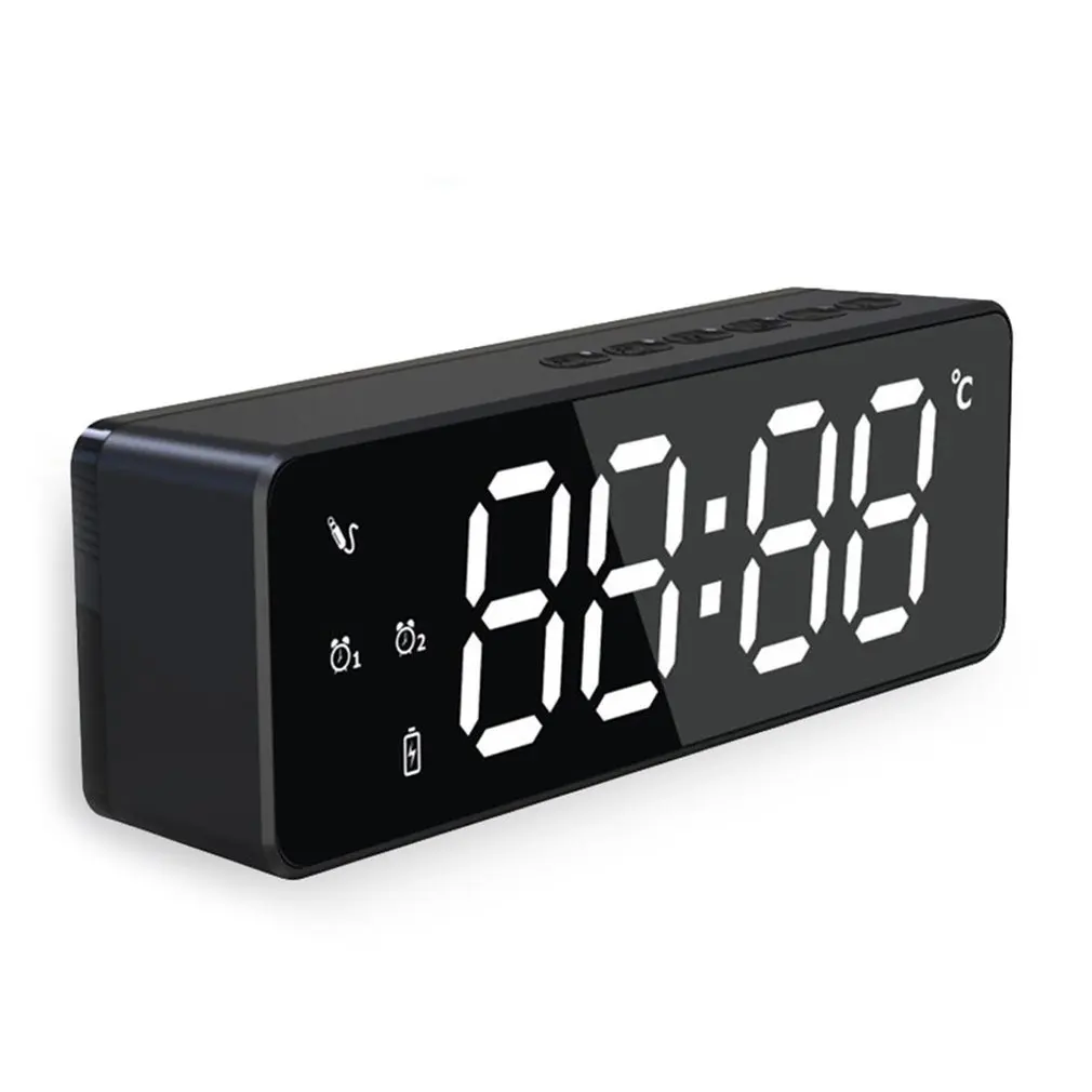Wireless Speaker Card Mirror Alarm Clock Sound Brightness Durable Practical Adjustable Speaker With Bracket
Wireless Speaker Card Mirror Alarm Clock Sound Brightness Durable Practical Adjustable Speaker With Bracket