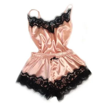 Sexy Underwear Women's Sexy Lingerie European And American-Style Imitated Silk Fabric Plus-sized Eyelashes Home Wear Two Piece S
Sexy Underwear Women's Sexy Lingerie European And American-Style Imitated Silk Fabric Plus-sized Eyelashes Home Wear Two Piece S