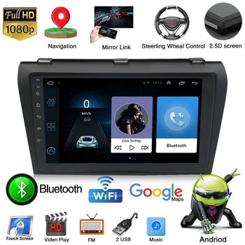 Car Multimedia Player 2din Android for Mazda 3 2006-2012 1+16G /2+32G Android 9.1 9'' Touch Screen Built In GPS Bluetooth WIFI
Car Multimedia Player 2din Android for Mazda 3 2006-2012 1+16G /2+32G Android 9.1 9'' Touch Screen Built In GPS Bluetooth WIFI