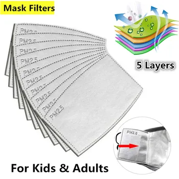 PM2.5 Mask Filters for Reusable Face Mouth Mask 5-Layers Disposable Mouth Cover Pads Replacement Filter Paper Health Care
PM2.5 Mask Filters for Reusable Face Mouth Mask 5-Layers Disposable Mouth Cover Pads Replacement Filter Paper Health Care