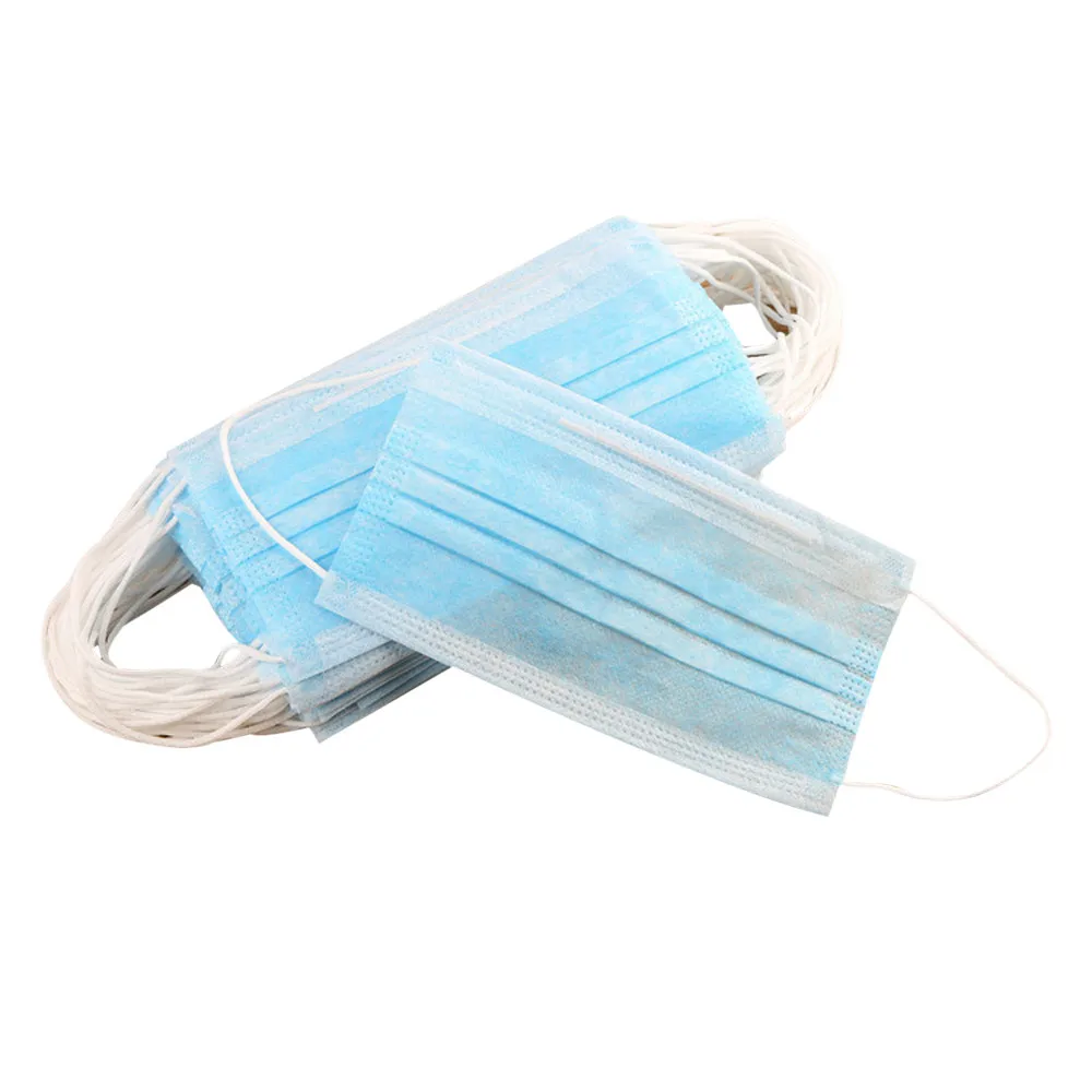 Best Selling 50pcs Three Layer Disposable Masks Breathable Non Woven Fabric Dust Filter Masks Blue Unisex Earband High Quality
Best Selling 50pcs Three Layer Disposable Masks Breathable Non Woven Fabric Dust Filter Masks Blue Unisex Earband High Quality