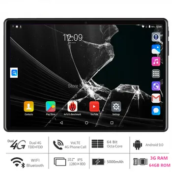 Super Fast 5G WiFi tablet pc 10 inch Octa Core 3GB RAM 64GB ROM 1280x800 HD screen Dual 2.5D Glass 4G LTE Android 9.0 OS Pad 
Super Fast 5G WiFi tablet pc 10 inch Octa Core 3GB RAM 64GB ROM 1280x800 HD screen Dual 2.5D Glass 4G LTE Android 9.0 OS Pad