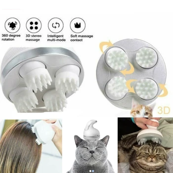 Pet Intelligent Charging Cat Massager 3D Head Massager Cats Automatic Rotate Waterproof Electric Grooming Tools Pets Supplies
Pet Intelligent Charging Cat Massager 3D Head Massager Cats Automatic Rotate Waterproof Electric Grooming Tools Pets Supplies