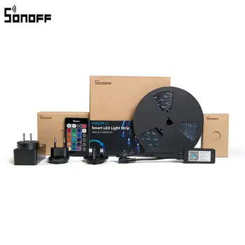 SONOFF L1 Smart LED Light Strip with Alexa Google Home Dimmable Waterproof WiFi Flexible RGB Strip Lights App Control with Music
SONOFF L1 Smart LED Light Strip with Alexa Google Home Dimmable Waterproof WiFi Flexible RGB Strip Lights App Control with Music