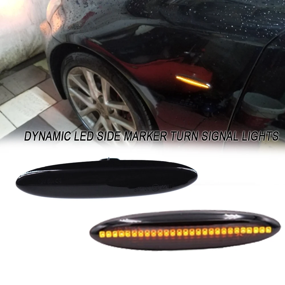 Dynamic LED Side Marker Turn Signal Indicator Lights For Lexus IS250 IS350 SC430 E350 Toyota Camry Crown Highlander Mark X S18
Dynamic LED Side Marker Turn Signal Indicator Lights For Lexus IS250 IS350 SC430 E350 Toyota Camry Crown Highlander Mark X S18