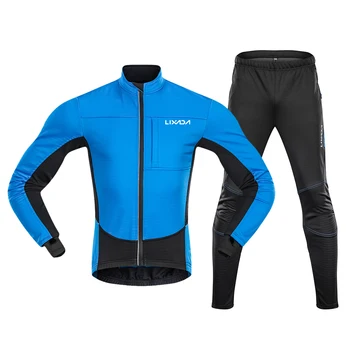 Lixada Men Bicycle Jacket Set Winter Cycling Clothing Waterproof Windproof Thermal Fleece Bike Running Jacket Pants Sportswear
Lixada Men Bicycle Jacket Set Winter Cycling Clothing Waterproof Windproof Thermal Fleece Bike Running Jacket Pants Sportswear
