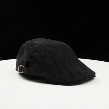 New cap men's summer British simple literary advance hat female sunshade sunscreen beret 
New cap men's summer British simple literary advance hat female sunshade sunscreen beret