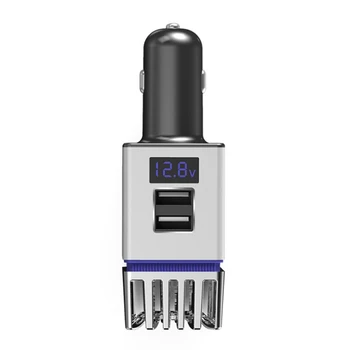 Car Air Purifier Ionizer-Dual USB Port 3.0 Quick Charge and Digital Display 24V 12V Plug-In Air Freshener Car Interior-Eliminate
Car Air Purifier Ionizer-Dual USB Port 3.0 Quick Charge and Digital Display 24V 12V Plug-In Air Freshener Car Interior-Eliminate