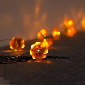30 LEDs Cute Pumpkin String Light with 8 Flicker Modes for Fall Halloween Q0KF
30 LEDs Cute Pumpkin String Light with 8 Flicker Modes for Fall Halloween Q0KF
