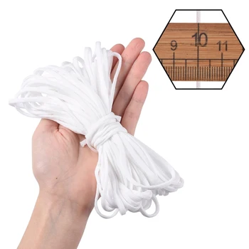 300yard/roll 2mm 4mm Round Flat Polyester & Spandex Elastic Band Elastic Cord Ear Hanging String Rope DIY Material
300yard/roll 2mm 4mm Round Flat Polyester & Spandex Elastic Band Elastic Cord Ear Hanging String Rope DIY Material