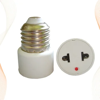 2pcs E27 to US Plug Ligth Socket 220V Converter 2 Hole Flat Socket Adapter for Fluorescent Office LED Lamp Home
2pcs E27 to US Plug Ligth Socket 220V Converter 2 Hole Flat Socket Adapter for Fluorescent Office LED Lamp Home