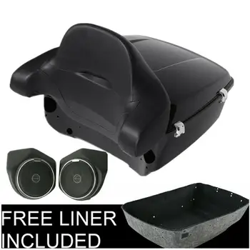 Motorcycle King 13.7" Pack Trunk Backrest + Speakers For Harley Tour Pak Touring Road Glide Street Glide FLHTCU 2014-2019
Motorcycle King 13.7" Pack Trunk Backrest + Speakers For Harley Tour Pak Touring Road Glide Street Glide FLHTCU 2014-2019