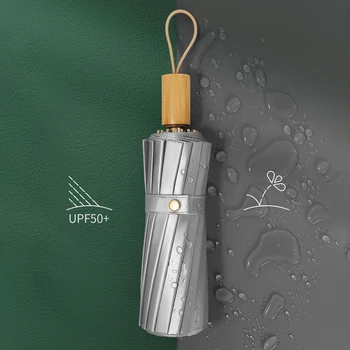 New Design 16k Windproof Clear Umbrella Rain Women Wooden Handle Sun Umbrellas Anti UV Parasol Folding Umbrella Gift Ideas
New Design 16k Windproof Clear Umbrella Rain Women Wooden Handle Sun Umbrellas Anti UV Parasol Folding Umbrella Gift Ideas