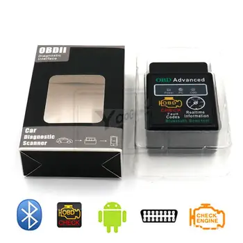 Bluetooth 2.0 OBD2 Car Diagnostic Tool For Android/ Symbian/Windows OBDII Protocol Mini ELM327 V1.5(ST)65mm Height
Bluetooth 2.0 OBD2 Car Diagnostic Tool For Android/ Symbian/Windows OBDII Protocol Mini ELM327 V1.5(ST)65mm Height