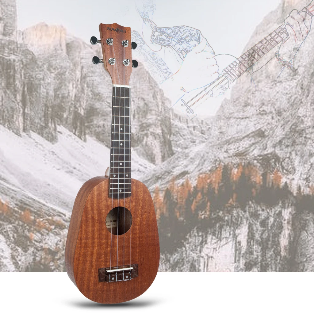 Pineapple Soprano Ukulele 21 Inch Solid Wood Travel Ukulele Soprano with 4 Strings Ukulele Stringed Instruments
Pineapple Soprano Ukulele 21 Inch Solid Wood Travel Ukulele Soprano with 4 Strings Ukulele Stringed Instruments