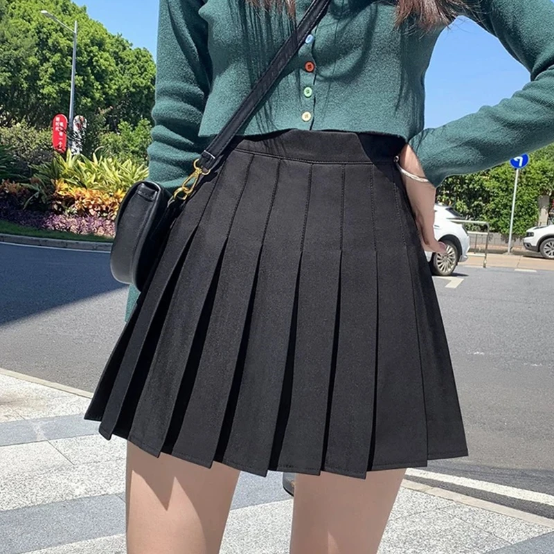 Uniform Skirt Black White High Waist Dance Skirt Fashion Female Pleated Mini Skirts Women Pleated Skirt Cute Sweet Girl School
Uniform Skirt Black White High Waist Dance Skirt Fashion Female Pleated Mini Skirts Women Pleated Skirt Cute Sweet Girl School