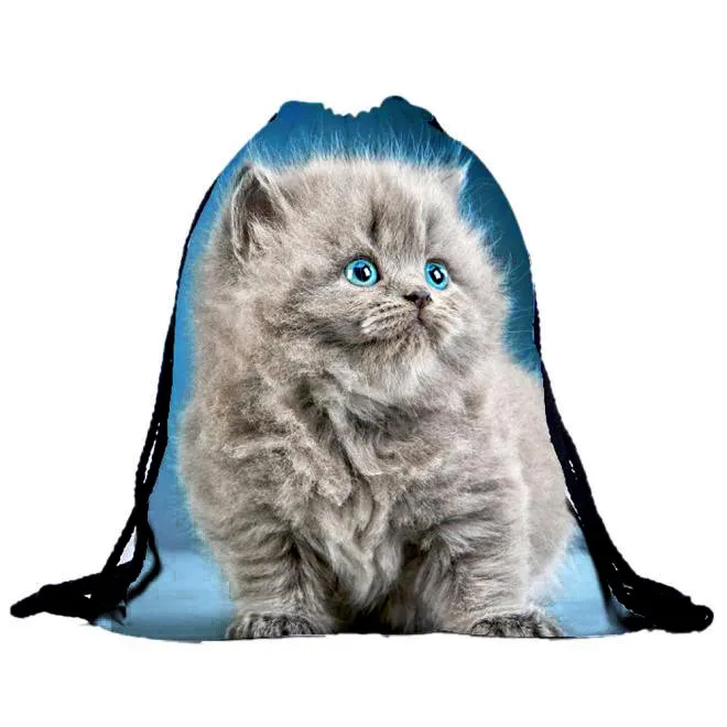 2019 Canvas Drawstring Backpacks Unisex Cat Backpacks 3D Printing Bags School Bag Student Book Bag Backpack Female Mochilas #YY
2019 Canvas Drawstring Backpacks Unisex Cat Backpacks 3D Printing Bags School Bag Student Book Bag Backpack Female Mochilas #YY
