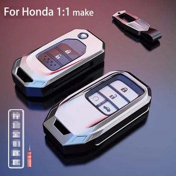 2019 New Zinc Alloy Key Cover Case For Honda CRV Odyssey Accord 2013-2017 Car Shell Key Protection keychain Accessories
2019 New Zinc Alloy Key Cover Case For Honda CRV Odyssey Accord 2013-2017 Car Shell Key Protection keychain Accessories