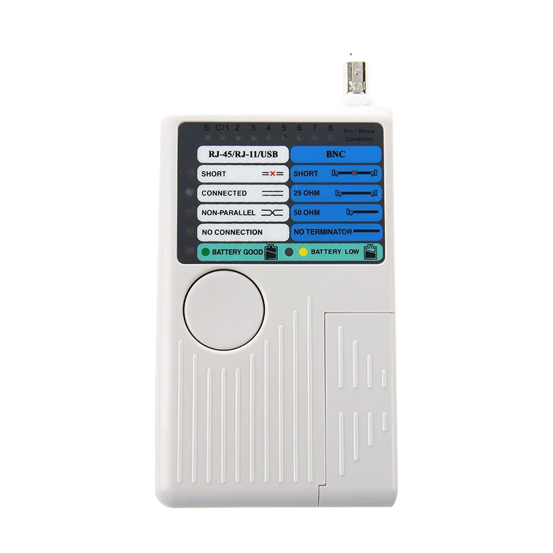4 в 1 RJ11 RJ45 USB BNC LAN Ethernet телефонной сети кабельный тестер | Компьютеры и офис