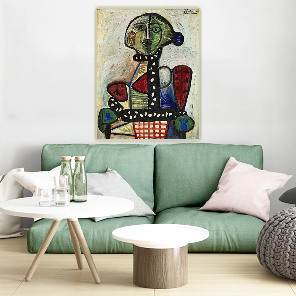 Citon Pablo Picasso《Femme au chignon dans un fauteuil》Canvas Art Oil Painting Artwork Poster Picture Wall Decor Home Decoration
Citon Pablo Picasso《Femme au chignon dans un fauteuil》Canvas Art Oil Painting Artwork Poster Picture Wall Decor Home Decoration