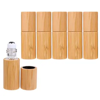 6pcs Roll-on Bottles Portable Durable 5ml Bamboo Shell Perfume Bottles Essential Oil Bottles for Outdoor Trips Travel
6pcs Roll-on Bottles Portable Durable 5ml Bamboo Shell Perfume Bottles Essential Oil Bottles for Outdoor Trips Travel