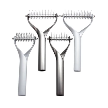 Cat Grooming Comb Zinc Alloy Material Professional Dog Brush Pet Comb Rake Removes Undercoat Knots Dog Hair Removal Comb
Cat Grooming Comb Zinc Alloy Material Professional Dog Brush Pet Comb Rake Removes Undercoat Knots Dog Hair Removal Comb