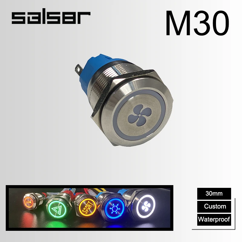 30mm 1NO 1NC DIY Luminous Character Metal Push Button Switch Lettering Start Stop Power Supply Fix Or Reset Custom 5A 250VAC
30mm 1NO 1NC DIY Luminous Character Metal Push Button Switch Lettering Start Stop Power Supply Fix Or Reset Custom 5A 250VAC