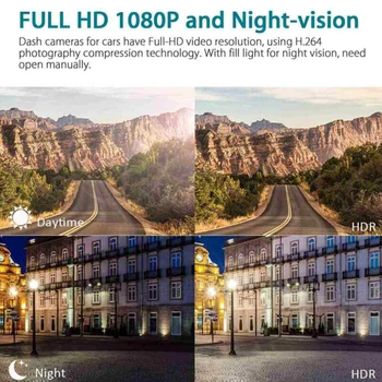 4inch IPS HD 1080P Dual Lens Car DVR Dash Camera Video Rear View Camera Recorder Kits 120°-170° Ultra-wide-angle
4inch IPS HD 1080P Dual Lens Car DVR Dash Camera Video Rear View Camera Recorder Kits 120°-170° Ultra-wide-angle