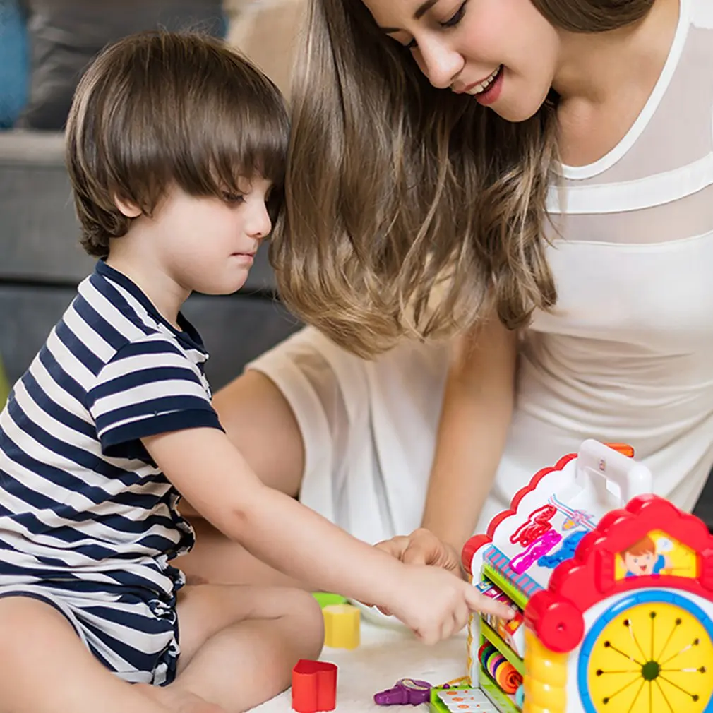 Fun Cottage Baby Wisdom House Young Children Building Blocks Baby Early Education Puzzle 1-3 Years Old Toys
Fun Cottage Baby Wisdom House Young Children Building Blocks Baby Early Education Puzzle 1-3 Years Old Toys