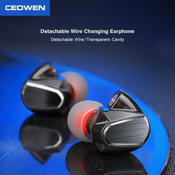 CEOWEN Ear Hook Wired Earbuds Dynamic Interchangeable Cable Earphone Monitor Earphone With HD Microphone
CEOWEN Ear Hook Wired Earbuds Dynamic Interchangeable Cable Earphone Monitor Earphone With HD Microphone