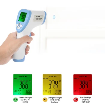 Digital Infrared Thermometer LCD Backlight Display Non-contact IR Thermometers Temperature Measuring Household Working
Digital Infrared Thermometer LCD Backlight Display Non-contact IR Thermometers Temperature Measuring Household Working