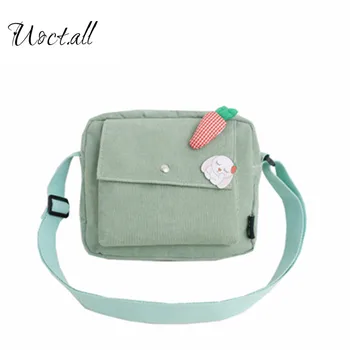 Brand Originality Design Corduroy student messenger bag ladies Korean version of small square bag girl shoulder bag cute Joker
Brand Originality Design Corduroy student messenger bag ladies Korean version of small square bag girl shoulder bag cute Joker