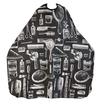Cape Adult Black Blouse with Patterns For Hairdressers Barbers, Perfect for Cutting, Coloring, Clarifying, etc.
Cape Adult Black Blouse with Patterns For Hairdressers Barbers, Perfect for Cutting, Coloring, Clarifying, etc.
