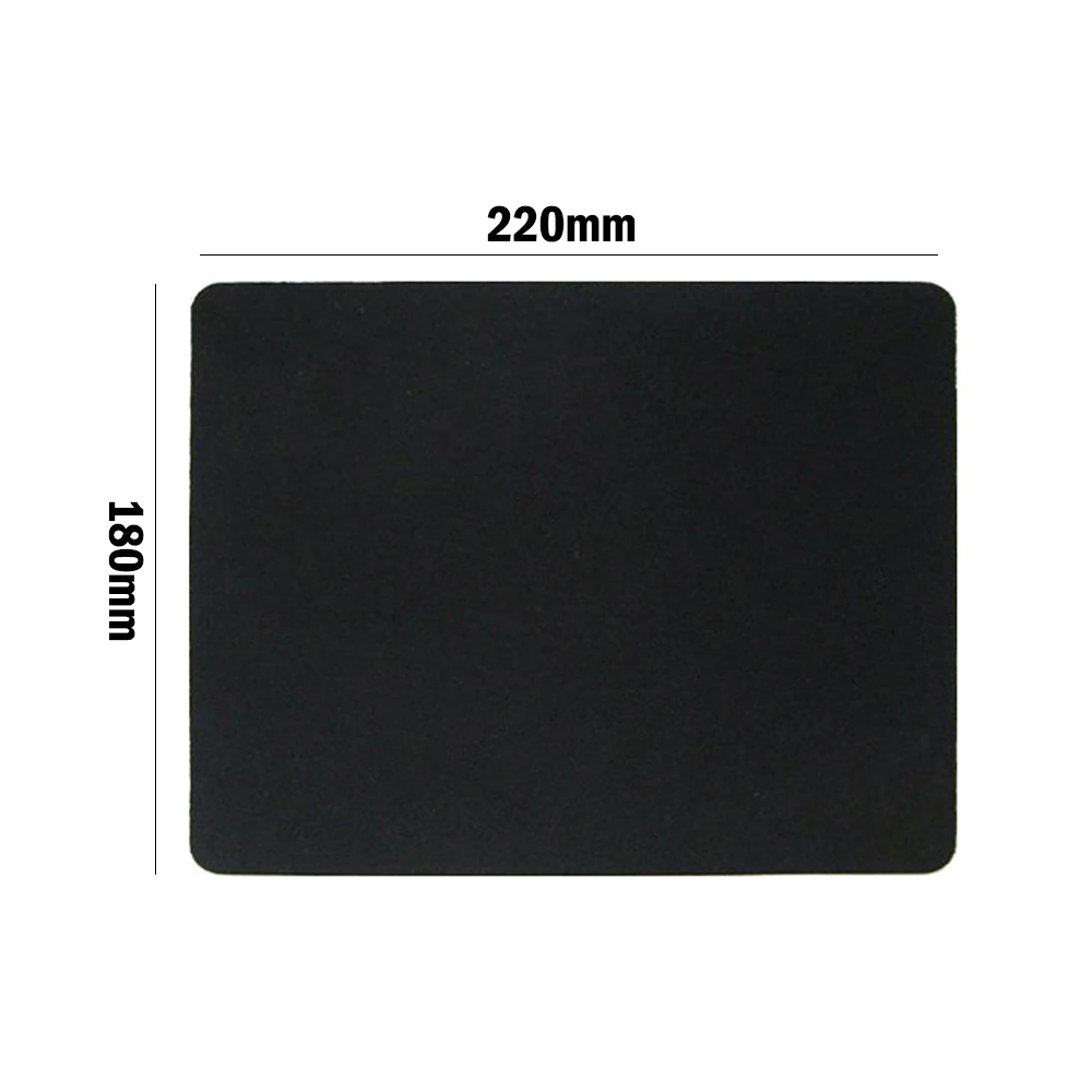 Factory Price 22*18cm Universal Mouse Pad Mat for Laptop Computer PC Solid Black Color S Mause Pad Comfortable Soft MousePad
Factory Price 22*18cm Universal Mouse Pad Mat for Laptop Computer PC Solid Black Color S Mause Pad Comfortable Soft MousePad