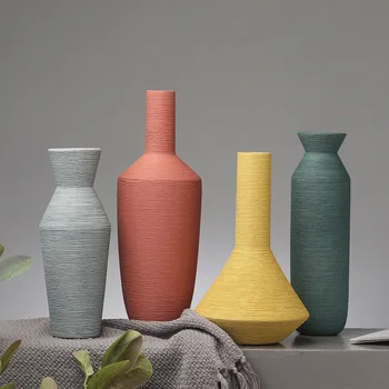 Creative ceramic geometric shape Morandi color vase Living room desktop decoration dry flower arrangement flower vase decoration
Creative ceramic geometric shape Morandi color vase Living room desktop decoration dry flower arrangement flower vase decoration