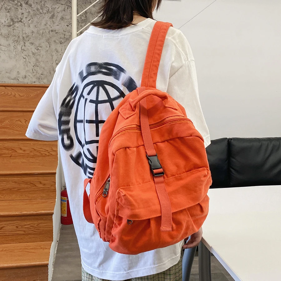 Canvas Backpack for Women 2020 Casual Designer Ladies Solid Color High Capacity Back Pack Teens Girls School Bag Travel Backpack
Canvas Backpack for Women 2020 Casual Designer Ladies Solid Color High Capacity Back Pack Teens Girls School Bag Travel Backpack