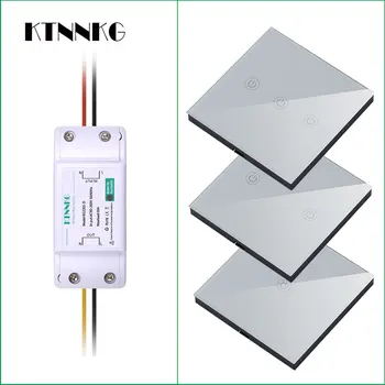 433Mhz wireless relay switch uses the default ON AC 110V 220V 2CH relay receiver module + wall touch remote control FOR KTNNKG
433Mhz wireless relay switch uses the default ON AC 110V 220V 2CH relay receiver module + wall touch remote control FOR KTNNKG